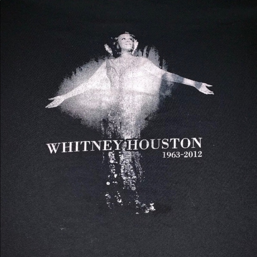 Whitney Houston memorial t shirt